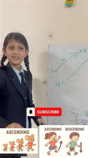 Ascending Descending Order for kids | Class 1,2,3,4,5 | Olympiad | All digit | Cartoon Easy