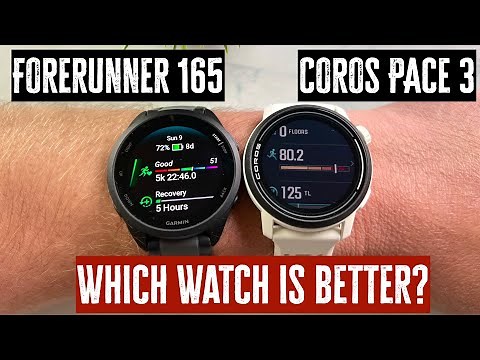 Garmin Forerunner 165 vs. Coros Pace 3: THIS Is The Best Entry-Level Sports Watch!