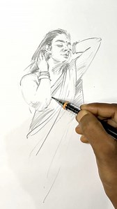 Indian beauty gesture drawing ✍🏻 | Ashish Rai