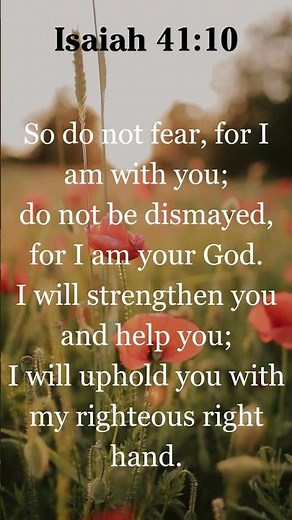 When Everything Falls Apart, Read This #BibleVerse #Hope | Isaiah 41:10
