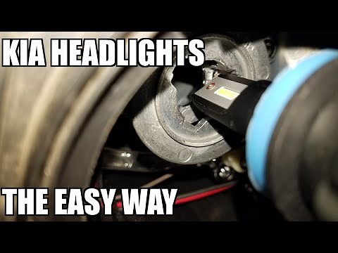 How to Replace Headlight Bulbs on Kia Sorento 2010-2014