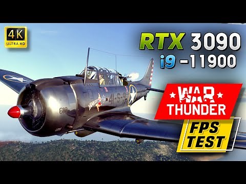 War Thunder RTX 3090 Gameplay 4K on ULTRA GRAPHICS SETTINGS | FPS Test | Benchmark