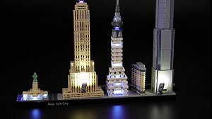 YEABRICKS LED Light for Lego-21028 Architecture New York City Building Blocks Model (Lego Set NOT Included)