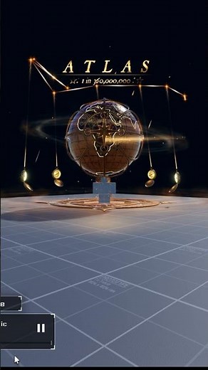 Showcase Atlas aura in Sols RNG 1 in 360 millions #games #aura #roblox #gaming #music