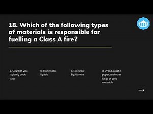 CSCS Mock Test Fire Extinguishers and Safety