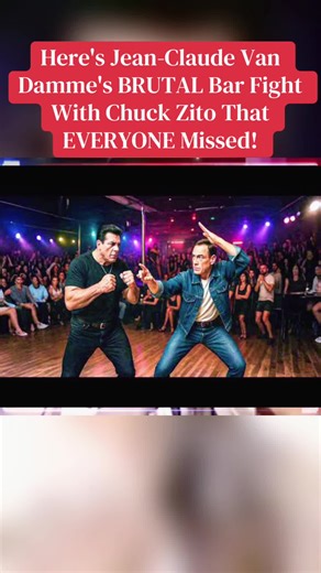 Here's Jean-Claude Van Damme's BRUTAL Bar Fight With Chuck Zito That EVERYONE Missed! #claudevandamme #chuckzito #hollywood #rumors #fpy