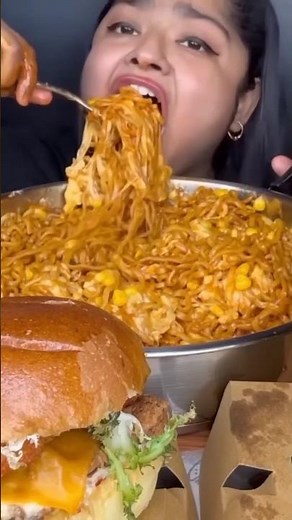 MADDY EATS ASMR eating Indian street food || Maddy eats #bigbites #streetfood #asmr