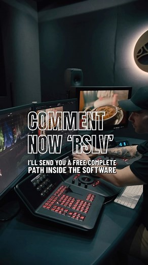 Filippo Cinotti | Lads 🏆 I’m delivering a FREE Davinci Resolve 101 series of episodes exclusively to the ones commenting ‘ RSLV ‘ - take it as a special... | Instagram