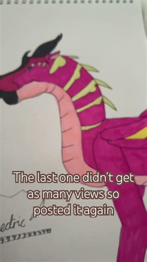 Wings of fire fanart!! Maybe I’ll draw ur pfp if u like and sub🤔🤔 #wings of fire #fanart #electric