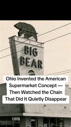 Ohio Invented the American Supermarket Concept — Then Watched the Chain That Did It Quietly Disappear Big Bear Stores Ohio history, Columbus Ohio grocery history, supermarket history America, Big Bear Columbus Ohio, Ohio retail history, Wayne Brown Big Bear Ohio, Columbus Ohio 1934 Big Bear Stores launched in Columbus Ohio in 1934 and is credited as one of the earliest pioneers of the modern American supermarket model. The chain that helped invent large format grocery retail never expanded beyon