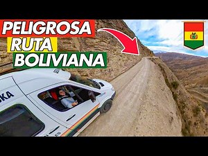😱 Así son las rutas en BOLIVIA 🇧🇴 La RUTA MÁS PELIGROSA que hemos hecho ☠️ Llegamos al altiplano