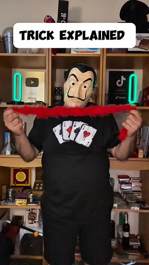 APPEARING CANE MAGIC TRICK EXPLAINED 🪄 #foryou #magic #tricks #magician #trend | The mask magic