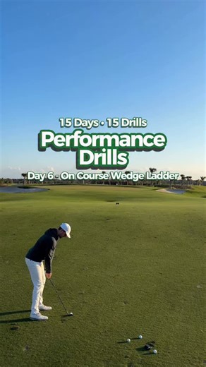 T3 Golf on Instagram: "15 Days • 15 Drills: Day 6 - On Course Wedge Ladder Like and Follow for more!! #golf #golfer #golfswing #golfcoach #golfinstruction"