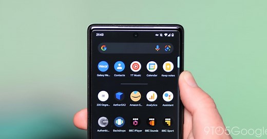 Pixel Launcher regains 'always show keyboard' and updates Lens icon with Android 13 patch