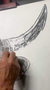 The horns are the crown of a legend. Bodacious, the “World’s Most Dangerous Bull,” proved it every ride. Lane Rodeo Art “Smell the Dirt” Store Link in Bio #BuckingBull #CharcoalArt #RodeoLife #CowboyArt | Lane Rodeo Art | Facebook