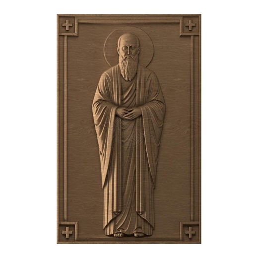 Saint Paul Icon Relief – STL File for CNC Wood Carving Relief & 3D Printing - Etsy