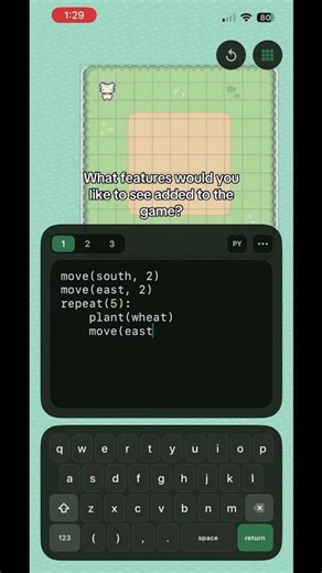 Fun new mobile coding game