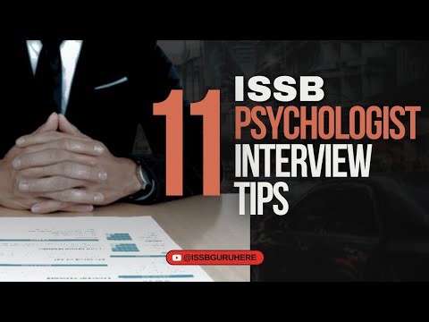 11 Tips to Pass Your ISSB Psychologist Interview
