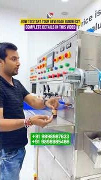 New Business Idea | Low Budget Business | Soda Making Business