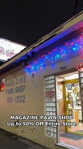 Calling all pawn stars—Magazine Pawn Shop's ENTIRE inventory is up to 50% off through the end of December! 🌟 Go bargain hunting at 📍3315 Magazine St #magazinestreet #magazinestreetshopping #nolashopping #pawnshop #shoplocalnola #neworleans | Magazine Street