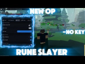 Free Rune Slayer script keyless and works with any executor and has Insta Kill and other stuff