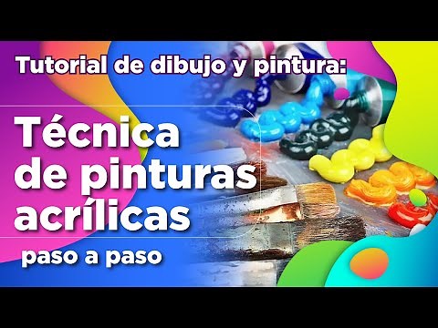 Learn the acrylic painting technique explained step by step in a professional manner.