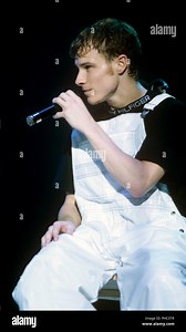 Brian Littrell (Backstreet Boys) on 07.03.1997 in München / Munich. | usage worldwide Stock Photo - Alamy