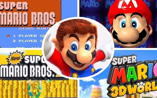 马里奥Mario--游戏发展史(1985--2020年)