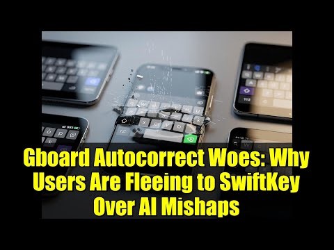 Gboard Autocorrect Woes: Why Users Are Fleeing to SwiftKey Over AI Mishaps