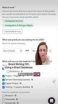 Grant Writing 101: Using a Grant Database #grants #grantwriter #database #funding #grantwriting