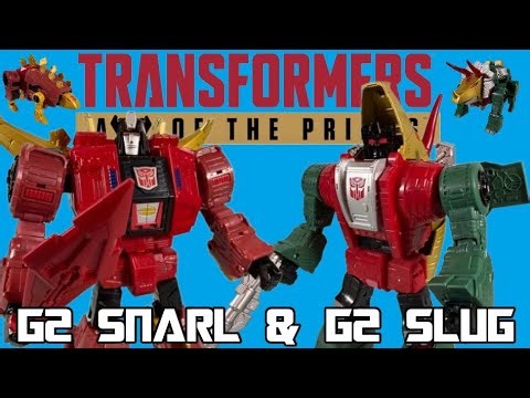 G2 Snarl & G2 Slug 2 Pack Review - Transformers Age of the Primes