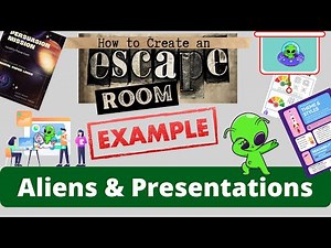 Ep 12 How I Built an Alien Escape Room from Scratch 👽 to Teach Students about Presentations
