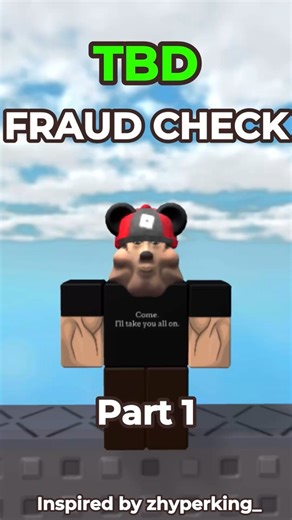 TBD fraud check ✅ pt 1 #timebombduels #tbd #roblox #gaming | inspired by ‪@hyperking_‬