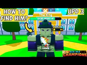 How to Find Ant King Easily in UPD 3 Anime Champions Simulator