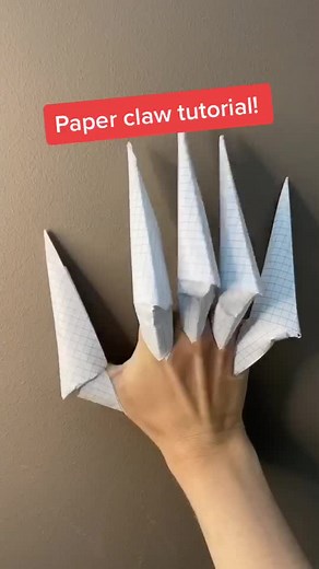 How to Make Paper Claws Tutorial
