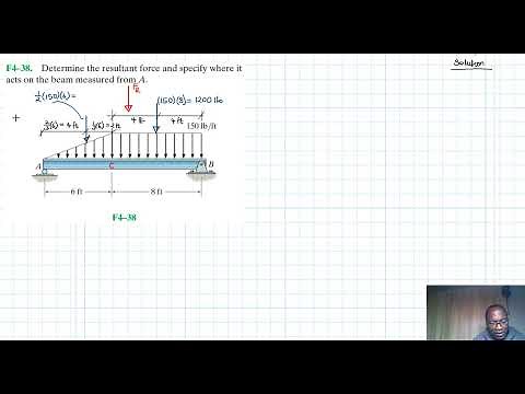 F4–38 Force System Resultants (Chapter 4: Hibbeler Statics) Benam Academy