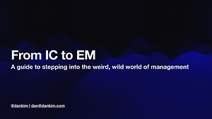 From IC to EM: A guide to stepping into the weird, wild world of management