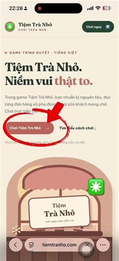 Cách tải game tiệm trà nhỏ cho điện thoại