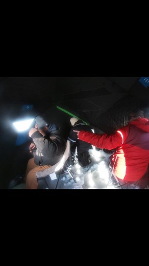 1.6K views | Ice fishing with clients, first fish of the day. #icefishing #icefishingguide #icefishingillinois #icefishingwisconsin #icefishingcharter #opsexperience #walleyeguide #icefish #coldsnapoutdoors #catchandcook | OPS Experience | Facebook