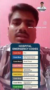 emergency color code must you know about it 💯 #aiims #emergencycare #emergencydoctors #medico #news
