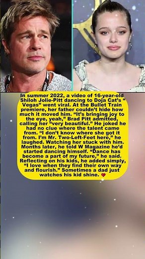 Brad Pitt Got Emotional Watching His Daughter Dance ❤️