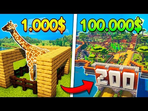 I BOUGHT and RENOVATED a ZOO with ANIMALS in MINECRAFT 🦁🦒