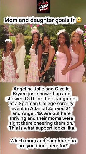 “Angelina Jolie & Gizelle Bryant Show Up for Their Spelman Girls 👑”