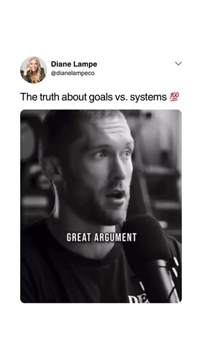The truth about goals vs. systems 💯