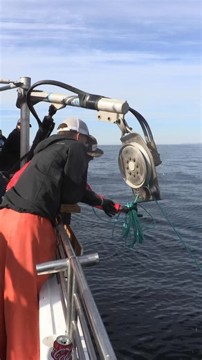 Deckhands Gary and Dillon making quick work of getting the crab on the deck! | Promar & Ahi USA