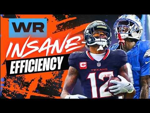 Ranking WRs With INSANE Efficiency in Fantasy Football