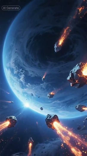 Outer space animation video with a amazing spectacular cosmic music combination