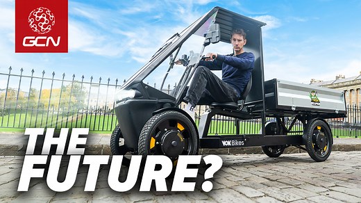 Meet the VOK U, a four-wheeled electric cargo bike that costs a massive $15,000 but needs no tax, insurance, or even a license. We put this automotive-grade "electrically-assisted pedal cycle" EAPC to the test in the city of Bath, racing it against a pro cyclist and finding out why businesses like Priority Express are using it to replace vans. Is this the future of urban commercial transport, or does it risk overloading our cycling infrastructure? | Global Cycling Network