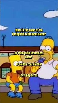 Think You Know The Simpsons? Try This Question Challenge! | Quiz 04 #TheSimpsons #Simpsons #Quiz