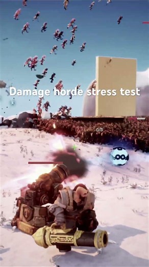 Stress test for thé horde system of my game The Last Dwarf #indiegame #gamedev #gaming